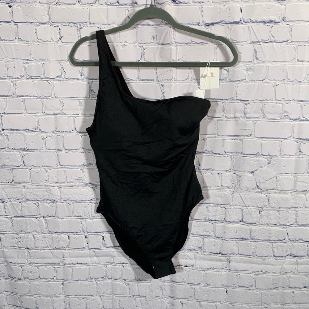 Andie Swim Womens Nantucket One Piece Black Beach Vacation Cruise Island LT NWT - Picture 1 of 6